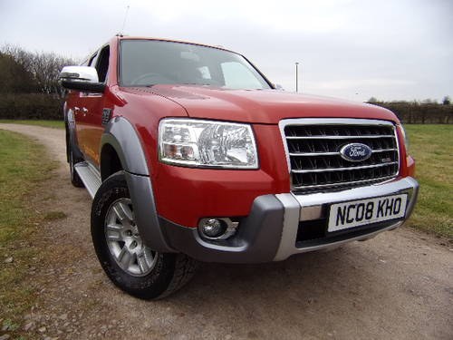 2008 Ford Ranger 3.0 TDCi Wildtrak 4x4 Double Cab (107,502 m) SOLD