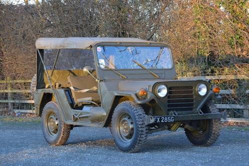 1969 Ford M151 A2 Mutt Jeep For Sale by Auction