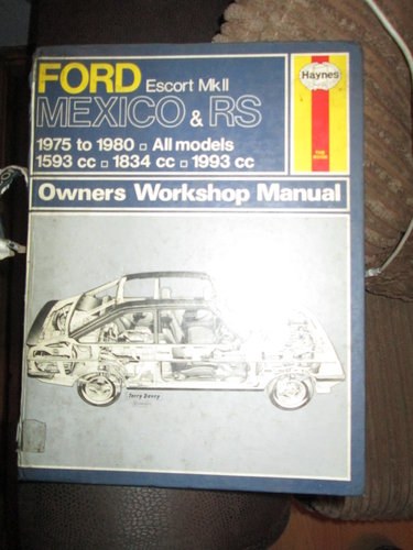 ford rs 2000 manual £17 delivered In vendita