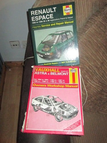classic car manuals In vendita