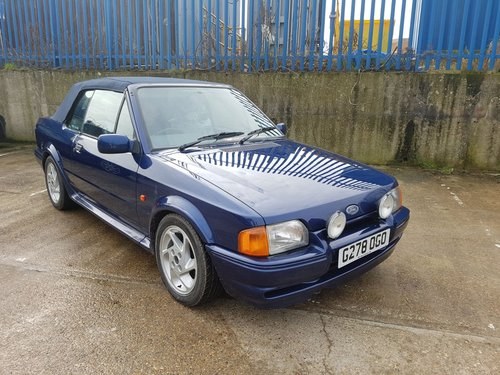 Ford Escort XR3i Cabriolet SE500 1990 For Sale by Auction