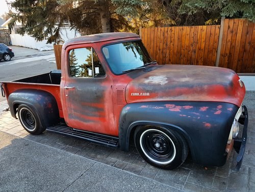 1953 Ford F100 Stepside Hot Rat Patina Truck Lowered  SOLD