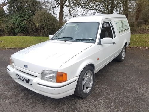 **MARCH AUCTION** 1989 Ford Escort Van For Sale by Auction