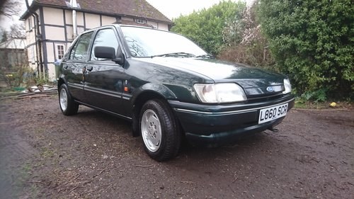 1993 Ford Fiesta 44,000 Miles One Owner FSH For Sale