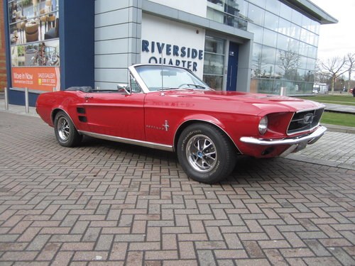 1967 Ford Mustang 289 Convertible For Sale