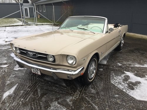 Ford Mustang 4,7 Convertible Aut. 1966 SOLD