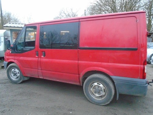 2008 08 FLAT ROOF TRANSIT MWB WITH 5 SEATS 2.2cc DIESEL TOW/BAR For Sale