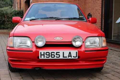 1990 Ford Escort XR3i  One owner - 7850 miles from new SOLD