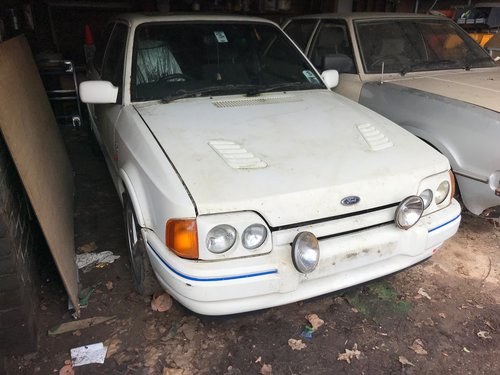 1987 Ford Escort Rs Turbo Barn find project SOLD