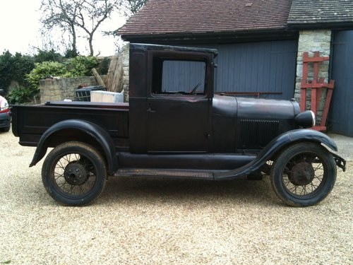 1929 Ford Model A Closed Cab Pickup hotrod Project For Sale