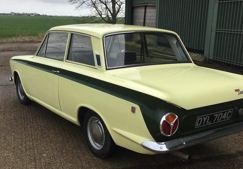 Ford cortina 1500gt mk1 2dr genuine mag featured For Sale