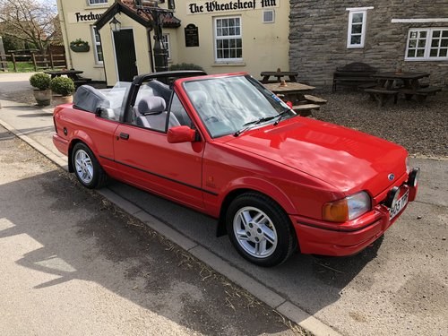 1989 Ford XR3I Convertible -Immaculate -Low Miles For Sale