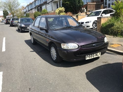 1995 FORD ESCORT 1.3L 5-dr. 34000 miles. one owner, £59 For Sale