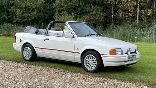 1989 Ford Escort XR3i Convertible -Low Miles ,immaculate In vendita