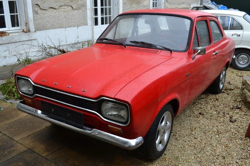 1973 Ford Escort 2 door MK1 RED. 1100cc For Sale