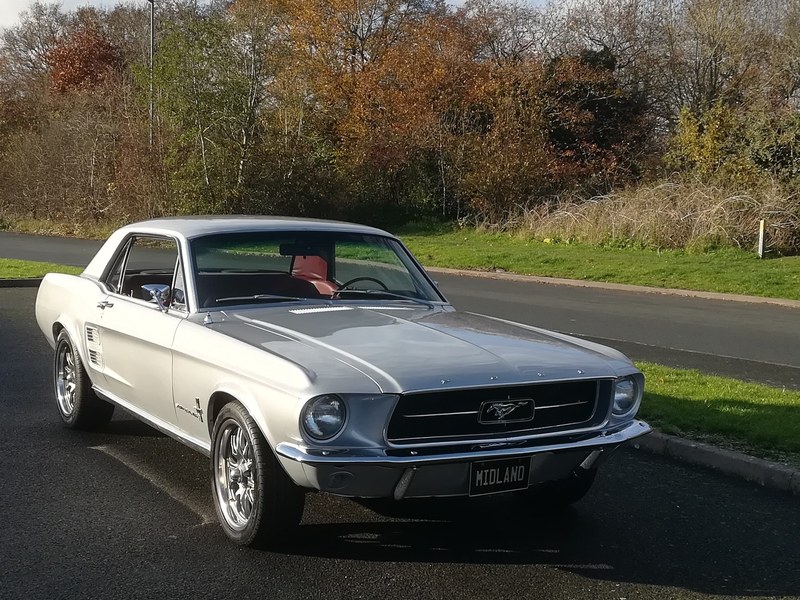 1967 FORD MUSTANG V8 AUTO 289 C CODE Silver Frost