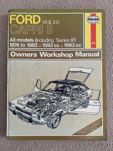 Classic Capri - Haynes Workshop Repair Manual. For Sale