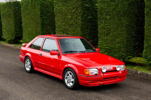 1989 Ford Escort RS Turbo Genuine 32,700 KM LHD For Sale