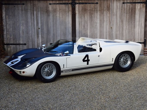 1965 Ford GT40 Roadster FIA historic racecar.HTP valid until 2031 For Sale