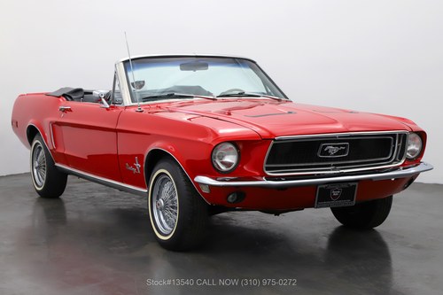 1968 Ford Mustang Convertible J-Code For Sale