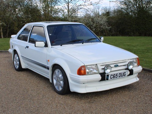 1986 Ford Escort RS Turbo Series I at ACA 1st and 2nd May For Sale by Auction