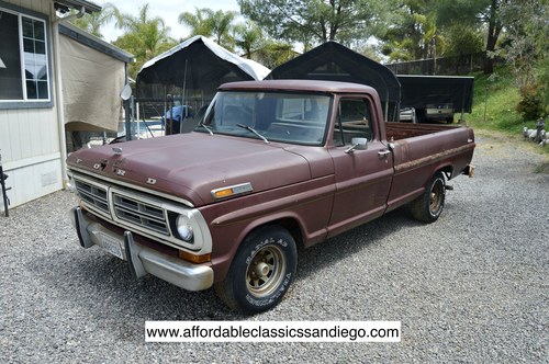 1972 Ford F100 SOLD