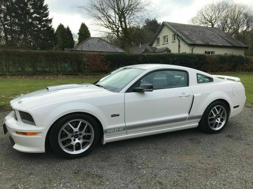 2009 FORD SHELBY MUSTANG GT V8 WHITE/SILVER 9K STUNNING!!! SÅLD