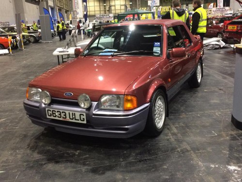 1990 Escort xr3i cabriolet in red For Sale