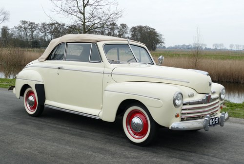 Ford V8 Super Deluxe Convertible Coupe 1946 €25500,- For Sale