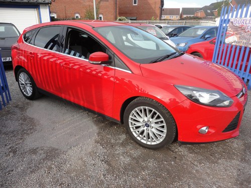 2014 64 PLATE RED FOCUS1600cc DIESEL 6 SPEED MANAUL 94K SMART ONE For Sale