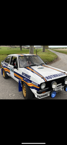 1980 Ford escort Mk2 rally car grp4 spec shell. For Sale