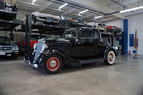 1934 Ford 5 window custom coupe all steel resto mod SOLD