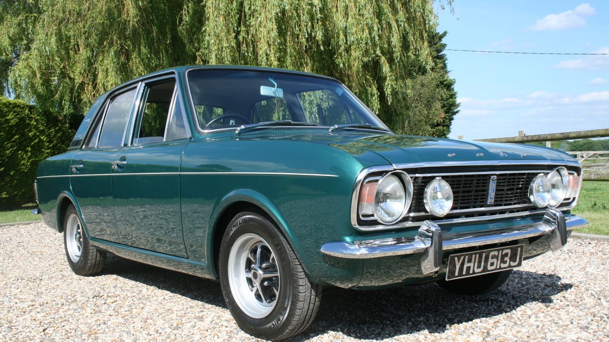 Edney Common 1970 Ford Cortina Green Manual, 4 speed Right Hand Drive in United ...