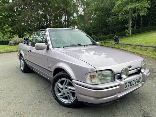 1989 Rare Ford Escort XR3i Convertible Limited Edition For Sale