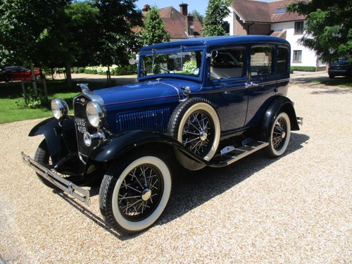 1931 Ford Model A Seven Window Saloon SOLD