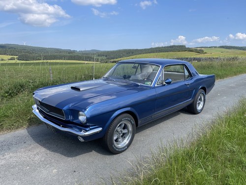 1965 Ford Mustang A Code 289 V8 Custom Blue 4 speed discs For Sale