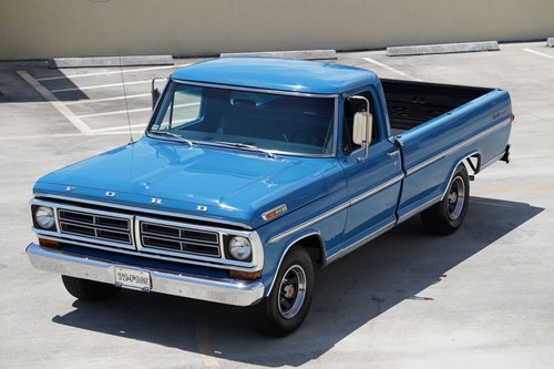 1972 Ford F100 Pick Up Truck Long Bed - 302 Auto Blue $34.5k In vendita