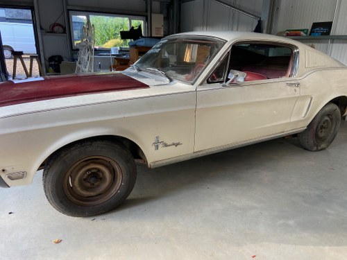 1968 Ford Mustang Fastback Project J code engine/GT wheels For Sale
