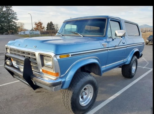 Lot 340- 1979 Ford Bronco For Sale