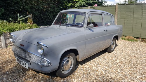1961 Ford Anglia 106E Deluxe. Fitted 1300 X-flow. For Sale