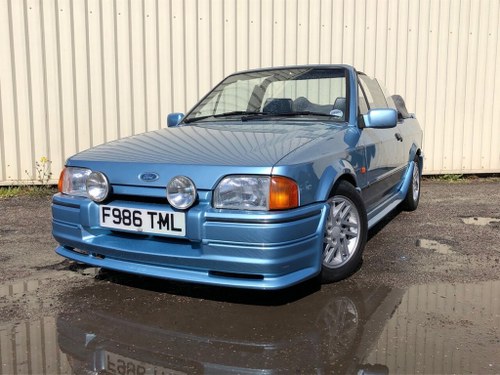 1989 Ford Escort XR3i Cabriolet 03/03/2022 For Sale by Auction