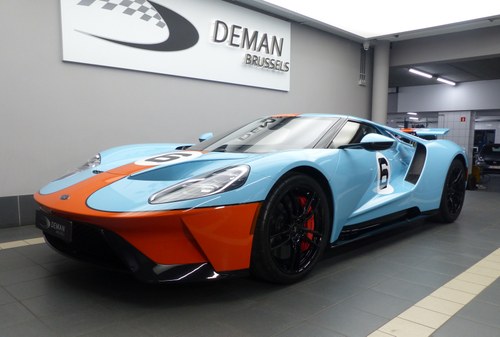 2018 Ford GT * Heritage blue * hand signed by Jacky Ickx * #031 In vendita