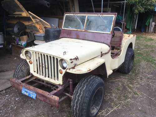 1943 Ford gpw ww2 Jeep restoration project For Sale