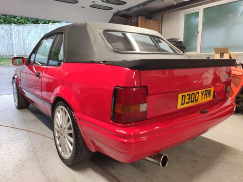 1987 SOLD Ford Escort XR3i 1.6i convertible with RS Turbo extras SOLD