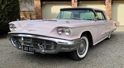 1960 Ford Rose Pink Thunderbird (Rare Sunroof Model) For Sale by Auction