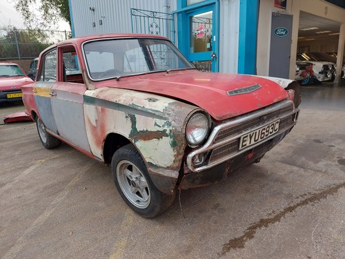 1967 Ford Cortina MK1 1500 GT - Restoration Project For Sale