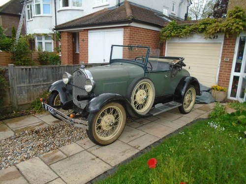 1929 Ford A Roadster For Sale by Auction 23 October 2021 In vendita all'asta