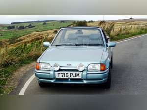 1989 FORD ESCORT XR3i LIMITED EDITION CABRIOLET IN AQUAFOAM BLUE For Sale (picture 1 of 12)
