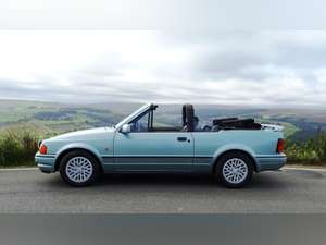 1989 FORD ESCORT XR3i LIMITED EDITION CABRIOLET IN AQUAFOAM BLUE For Sale (picture 4 of 12)