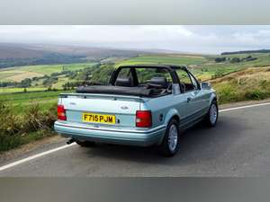 1989 FORD ESCORT XR3i LIMITED EDITION CABRIOLET IN AQUAFOAM BLUE For Sale (picture 8 of 12)